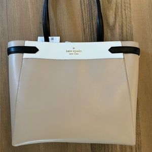 Kate Spade Laptop Tote Bag (staci tricolor color block safe WKRU7098) new w/ tag